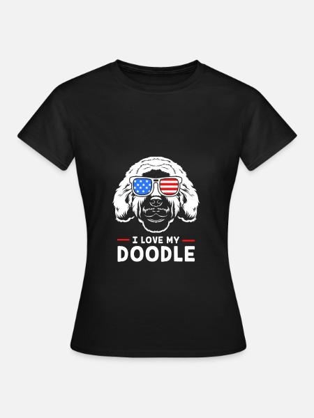 Goldendoodle - Frauen T-Shirt - Schwarz