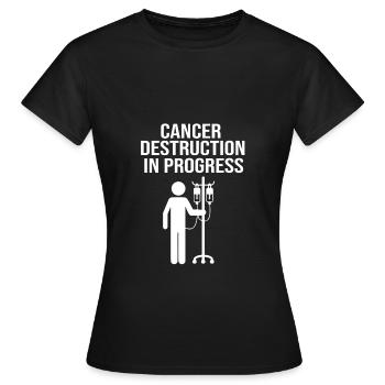 Poumon survivant du cancer du poumon - T-shirt Femme - noir - Devant - AI Model Female 172 dark (172cm)