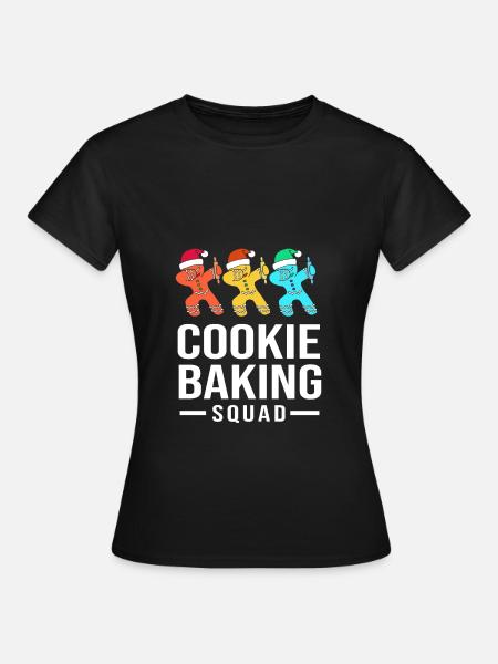 Lebkuchenmann Lebkuchenherz Lebkuchen Naschen - Frauen T-Shirt - Schwarz