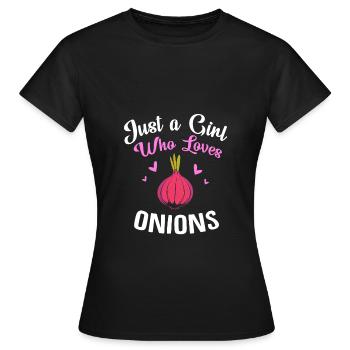Onion - Women's T-Shirt - black - Front - AI Model Female 172 dark (172cm)