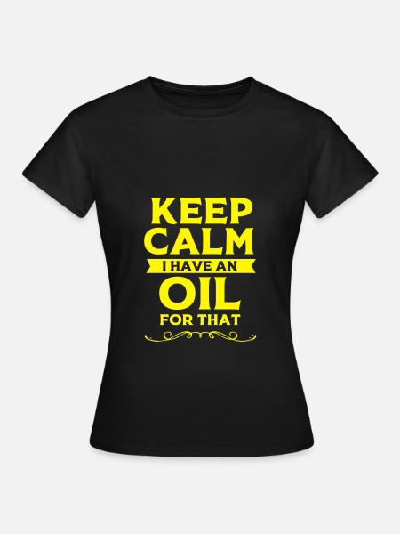 Ätherisches Öl - Frauen T-Shirt - Schwarz