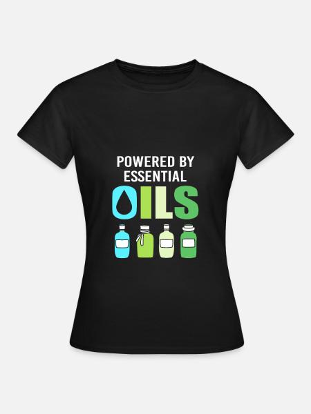 Ätherisches Öl - Frauen T-Shirt - Schwarz