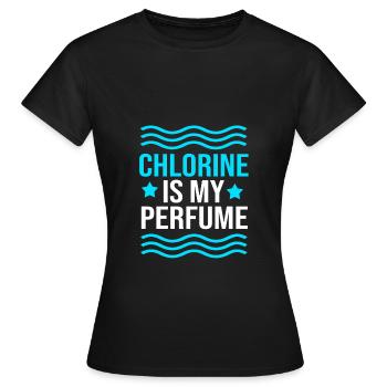 Schwimmen Schwimmer Schwimmbad Schwimmlehrer - Frauen T-Shirt - Schwarz - Vorne - AI Model Female 172 dark (172cm)