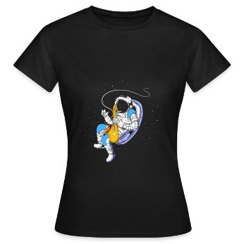 Saxophoniste saxophoniste - T-shirt Femme - noir - Devant - AI Model Female 172 dark (172cm)