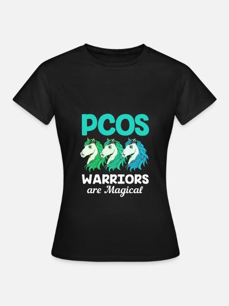 Pcos-Bewusstsein - Frauen T-Shirt - Schwarz
