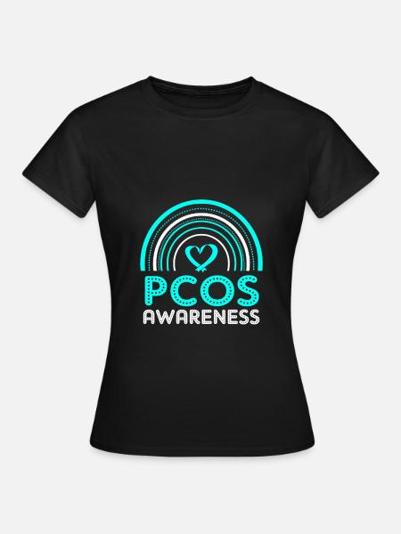 Pcos-Bewusstsein - Frauen T-Shirt - Schwarz