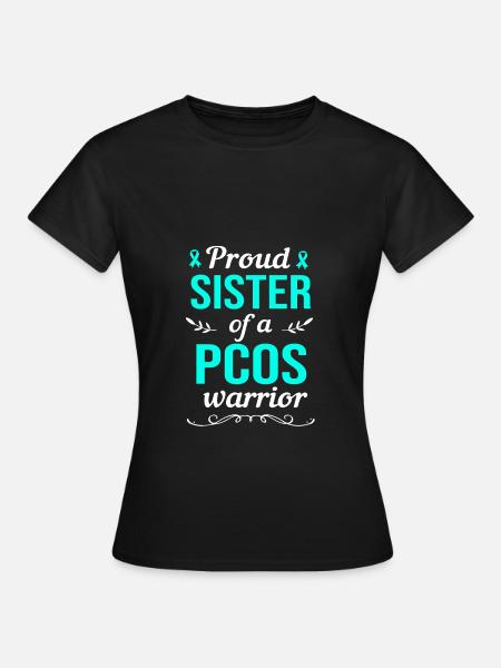 Pcos-Bewusstsein - Frauen T-Shirt - Schwarz