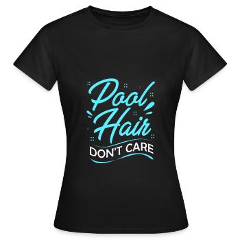 Pool Party - Frauen T-Shirt - Schwarz - Vorne - AI Model Female 172 dark (172cm)