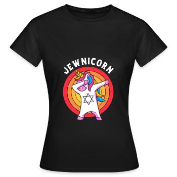 Hanoucca - T-shirt Femme - noir - Devant - AI Model Female 172 dark (172cm)