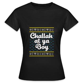 Hanoucca - T-shirt Femme - noir - Devant - AI Model Female 172 dark (172cm)
