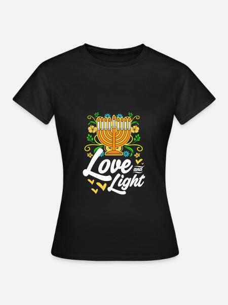 Chanukkah - Frauen T-Shirt - Schwarz