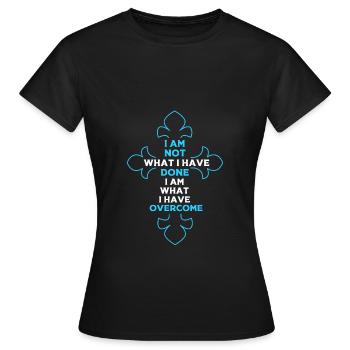 Drogenfrei Sucht Süchtig - Frauen T-Shirt - Schwarz - Vorne - AI Model Female 172 dark (172cm)