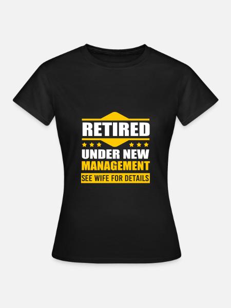 Ruhestand Rentnerin Rente Rentner - T-shirt dam - svart