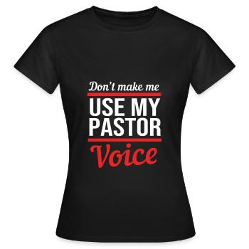 Pasteur - T-shirt Femme - noir - Devant - AI Model Female 172 dark (172cm)