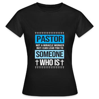 Pasteur - T-shirt Femme - noir - Devant - AI Model Female 172 dark (172cm)