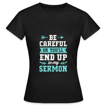 Pasteur - T-shirt Femme - noir - Devant - AI Model Female 172 dark (172cm)