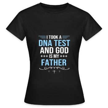 Pfarrer - Frauen T-Shirt - Schwarz - Vorne - AI Model Female 172 dark (172cm)