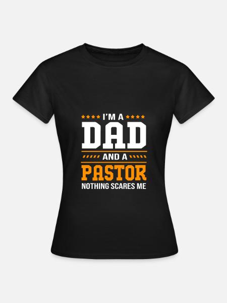 Pfarrer - Frauen T-Shirt - Schwarz