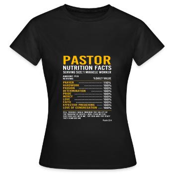 Pasteur - T-shirt Femme - noir - Devant - AI Model Female 172 dark (172cm)