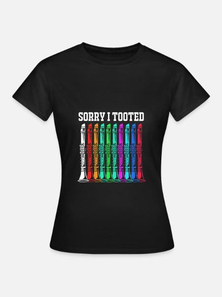 Klarinette - Frauen T-Shirt - Schwarz