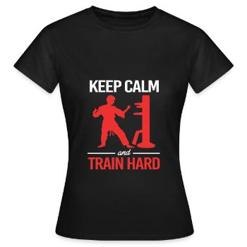Wing Chun - T-shirt Femme - noir - Devant - AI Model Female 172 dark (172cm)