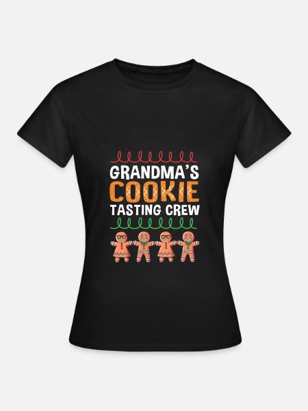 Lebkuchenmann Lebkuchenherz Lebkuchen Naschen - Frauen T-Shirt - Schwarz