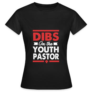 Youth pastor - Women's T-Shirt - black - Front - AI Model Female 172 dark (172cm)