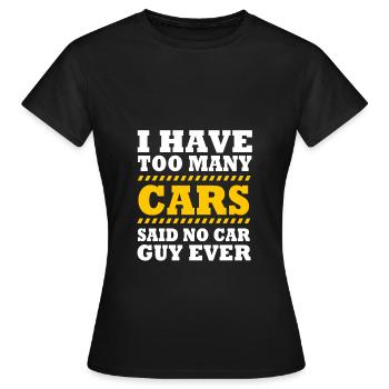 Autofahrer - Frauen T-Shirt - Schwarz - Vorne - AI Model Female 172 dark (172cm)