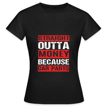 Autofahrer - Frauen T-Shirt - Schwarz - Vorne - AI Model Female 172 dark (172cm)