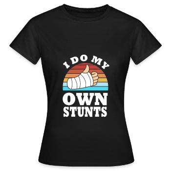 Broken Arm Bone Fracture - Women's T-Shirt - black - Front - AI Model Female 172 dark (172cm)
