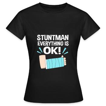 Broken Arm Bone Fracture - Women's T-Shirt - black - Front - AI Model Female 172 dark (172cm)