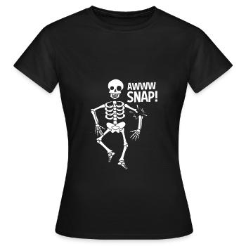 Broken Arm Bone Fracture - Women's T-Shirt - black - Front - AI Model Female 172 dark (172cm)
