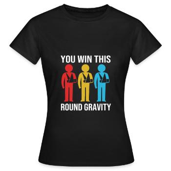 Broken Arm Bone Fracture - Women's T-Shirt - black - Front - AI Model Female 172 dark (172cm)