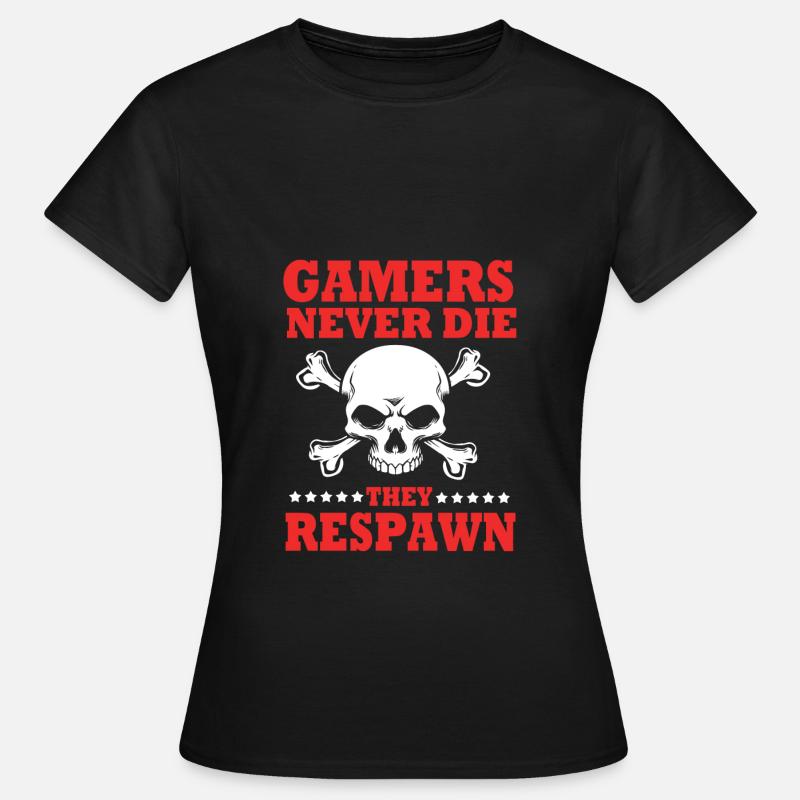 Gamer - Dame-T-shirt - sort