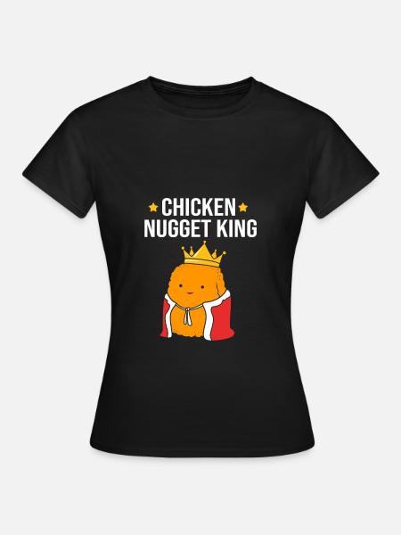 Chicken Nuggets - Frauen T-Shirt - Schwarz
