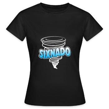 Tornado Birthday Fête d’anniversaire des enfants - T-shirt Femme - noir - Devant - AI Model Female 172 dark (172cm)