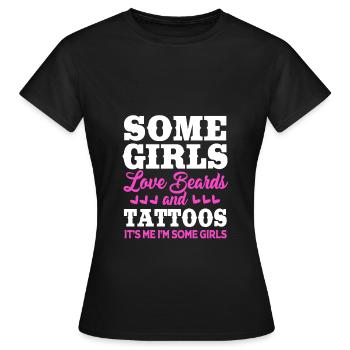 Tattoo Artist Tattoo Artist Tattooed Tattoo - Women's T-Shirt - black - Front - AI Model Female 172 dark (172cm)