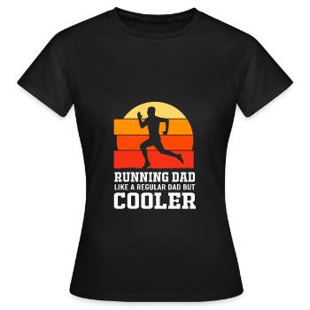 Marathon Marathon Runner - Women's T-Shirt - black - Front - AI Model Female 172 dark (172cm)