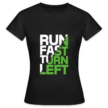 Marathon Marathon Runner - Women's T-Shirt - black - Front - AI Model Female 172 dark (172cm)