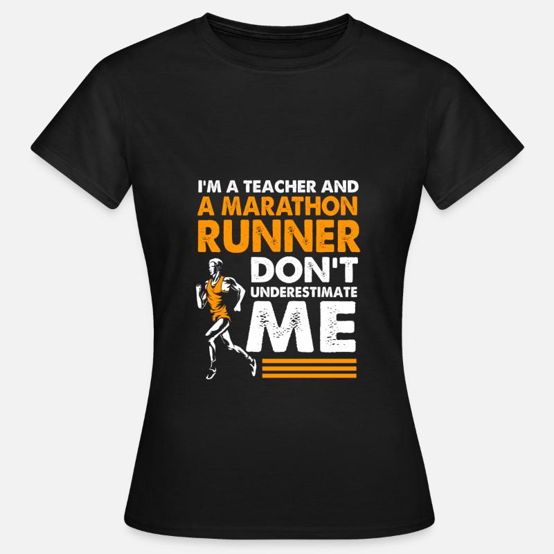 Maratona Maratona - Maglietta da donna - nero