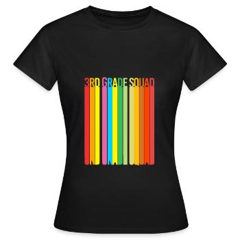 3rd Grade - Women's T-Shirt - black - Front - AI Model Female 172 dark (172cm)