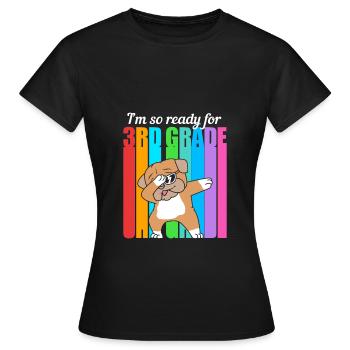3ème année - T-shirt Femme - noir - Devant - AI Model Female 172 dark (172cm)