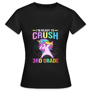 3ème année - T-shirt Femme - noir - Devant - AI Model Female 172 dark (172cm)