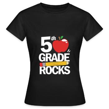 5th Grade - Women's T-Shirt - black - Front - AI Model Female 172 dark (172cm)