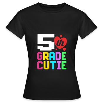 5th Grade - Women's T-Shirt - black - Front - AI Model Female 172 dark (172cm)