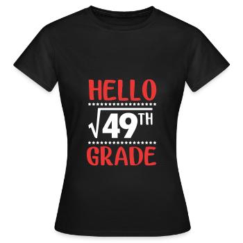 7th Grade - Women's T-Shirt - black - Front - AI Model Female 172 dark (172cm)