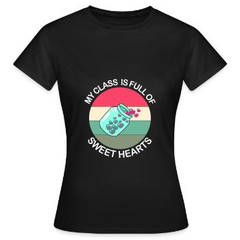 Enseignants de collège - T-shirt Femme - noir - Devant - AI Model Female 172 dark (172cm)