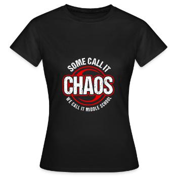 Enseignants de collège - T-shirt Femme - noir - Devant - AI Model Female 172 dark (172cm)