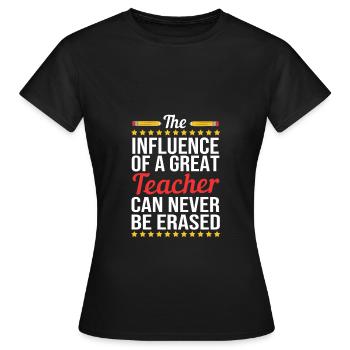 Enseignants de collège - T-shirt Femme - noir - Devant - AI Model Female 172 dark (172cm)