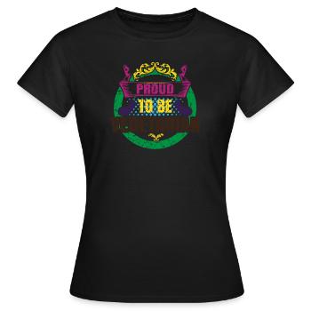 Chemise végétarienne · Durable · Cadeau végétalien - T-shirt Femme - noir - Devant - AI Model Female 172 dark (172cm)